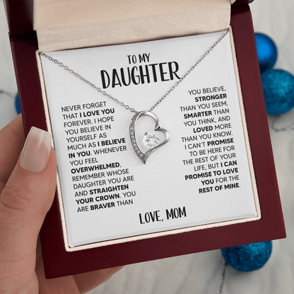 Amity Heart Necklace - Daughter I Believe In You - M