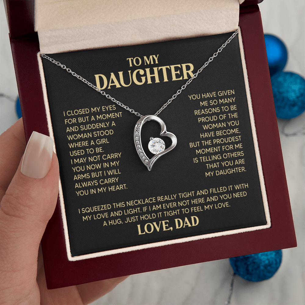 Amity Heart Necklace - Daughter - Feel My Love