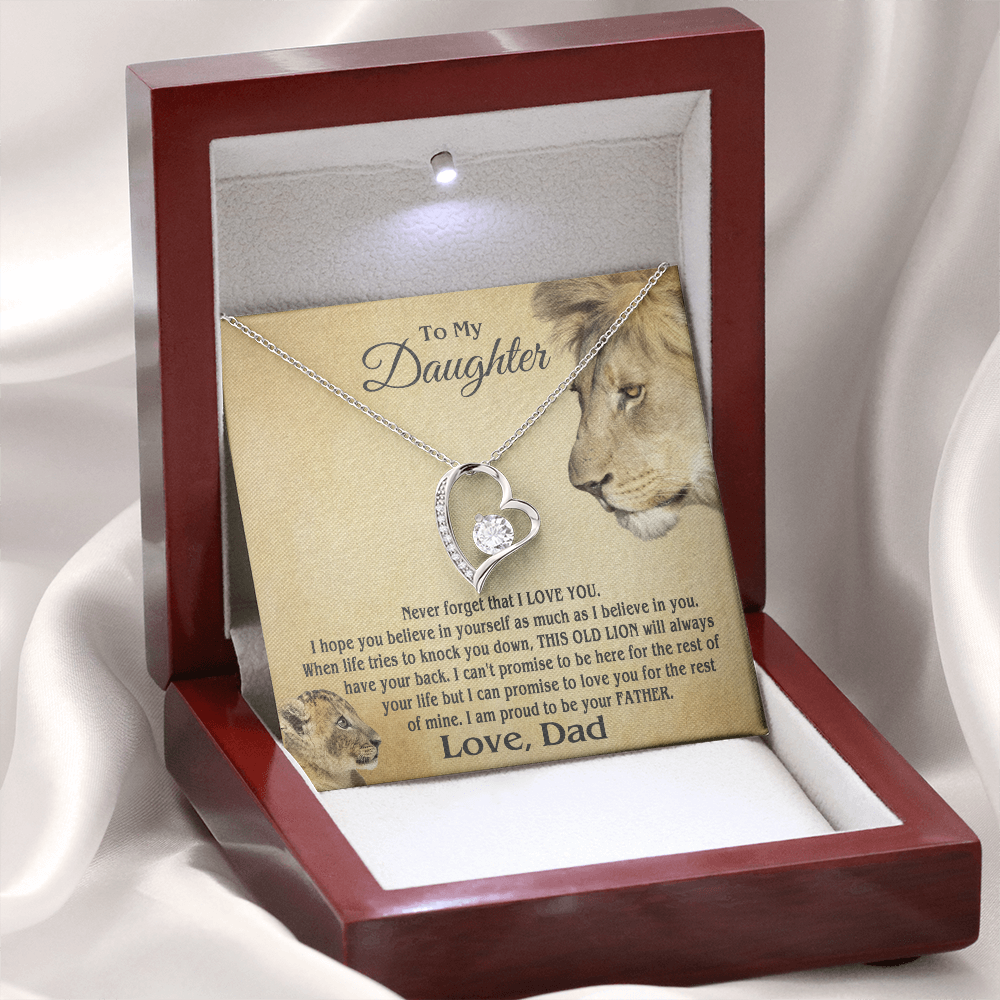 Amity Heart Necklace - Daughter Proud Father
