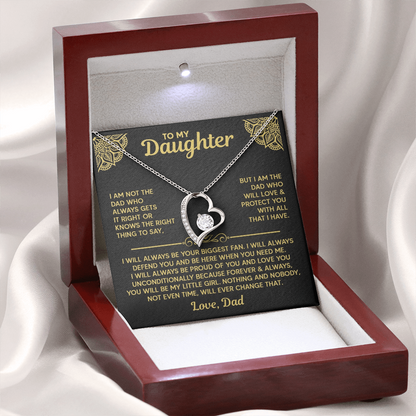 Amity Heart Necklace - Daughter Biggest Fan