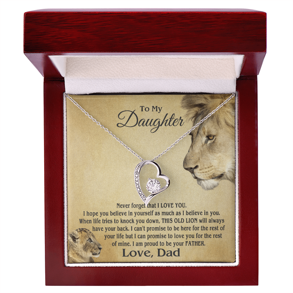 Amity Heart Necklace - Daughter Proud Father