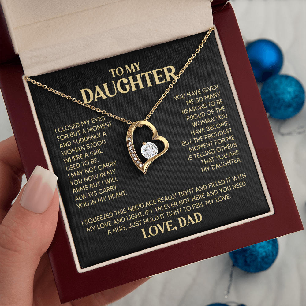 Amity Heart Necklace - Daughter - Feel My Love