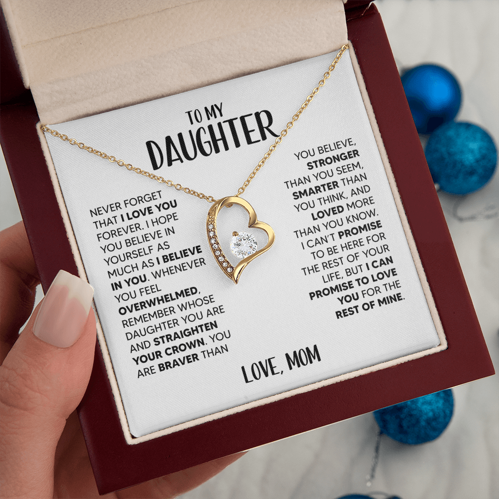 Amity Heart Necklace - Daughter I Believe In You - M