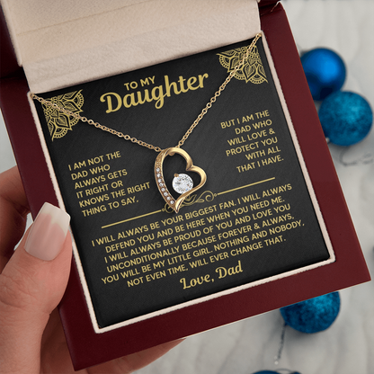 Amity Heart Necklace - Daughter Biggest Fan