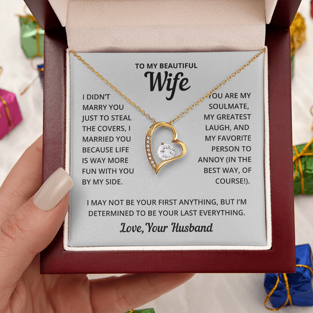 Amity Heart Necklace - My Beautiful Wife