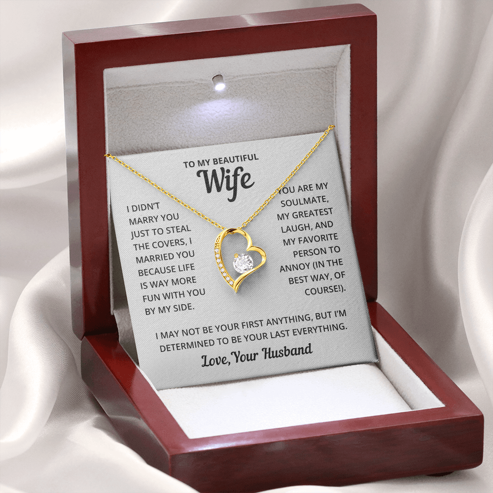 Amity Heart Necklace - My Beautiful Wife