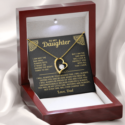 Amity Heart Necklace - Daughter Biggest Fan