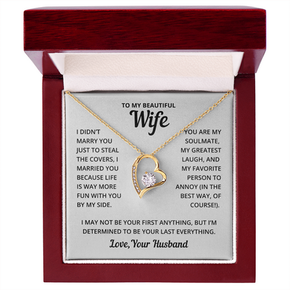 Amity Heart Necklace - My Beautiful Wife