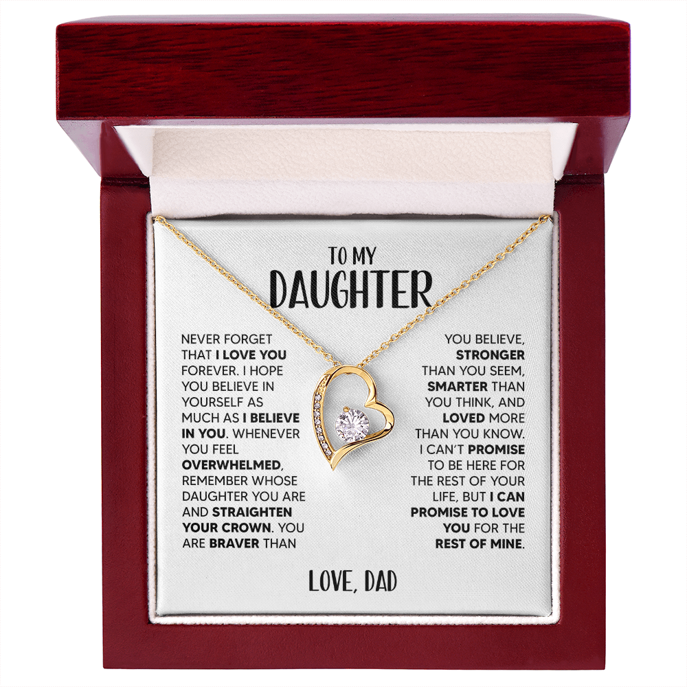 Amity Heart Necklace - Daughter I Believe In You - D