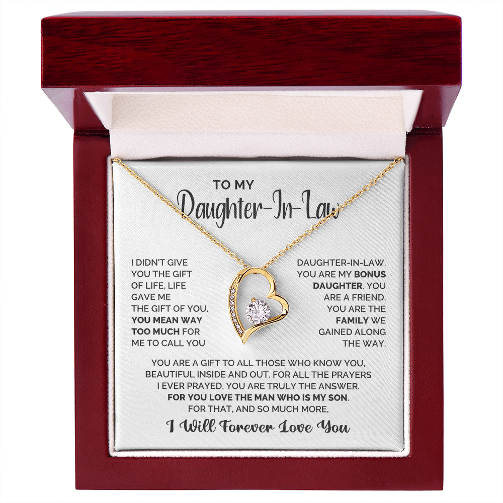 Amity Heart Necklace - Daughter In Law