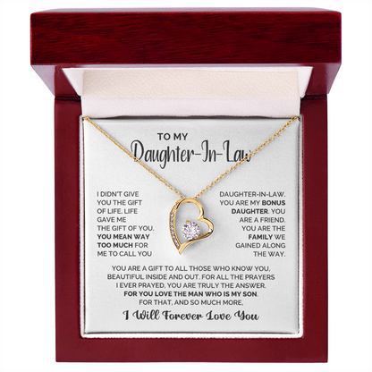 Amity Heart Necklace - Daughter In Law