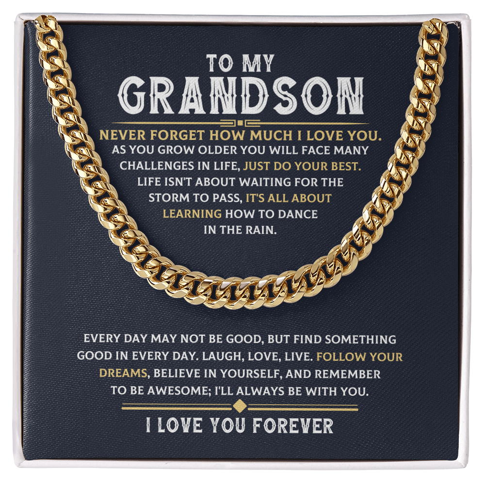 Amity Cuban Chain - Grandson Follow Your Dreams