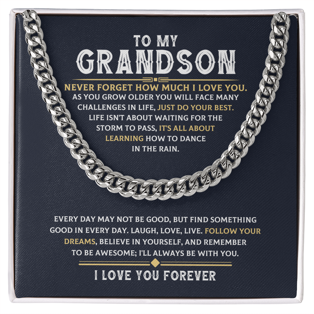 Amity Cuban Chain - Grandson Follow Your Dreams