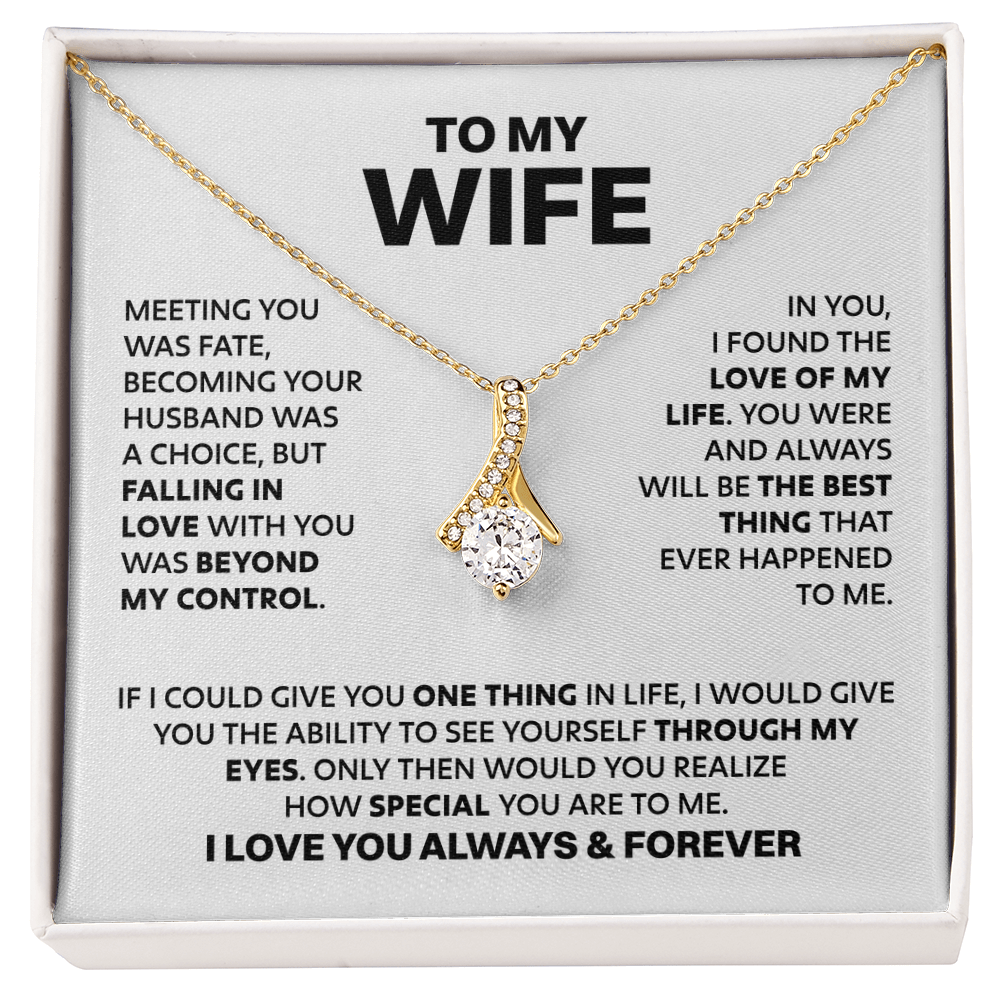 Amity Alluring Necklace - Wife How Special You Are