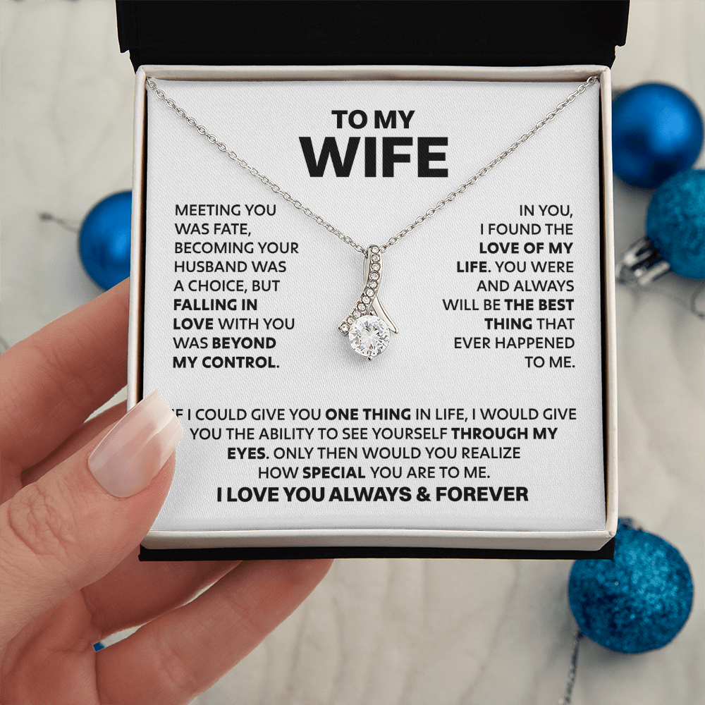 Amity Alluring Necklace - Wife How Special You Are