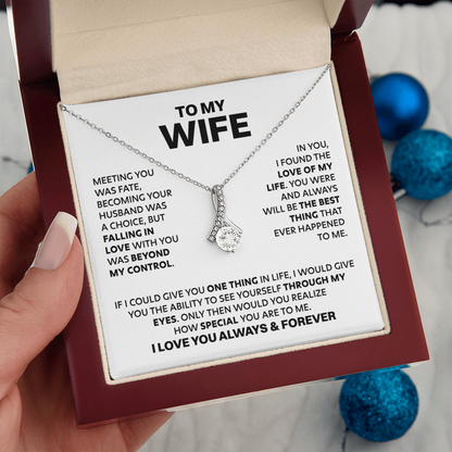 Amity Alluring Necklace - Wife How Special You Are