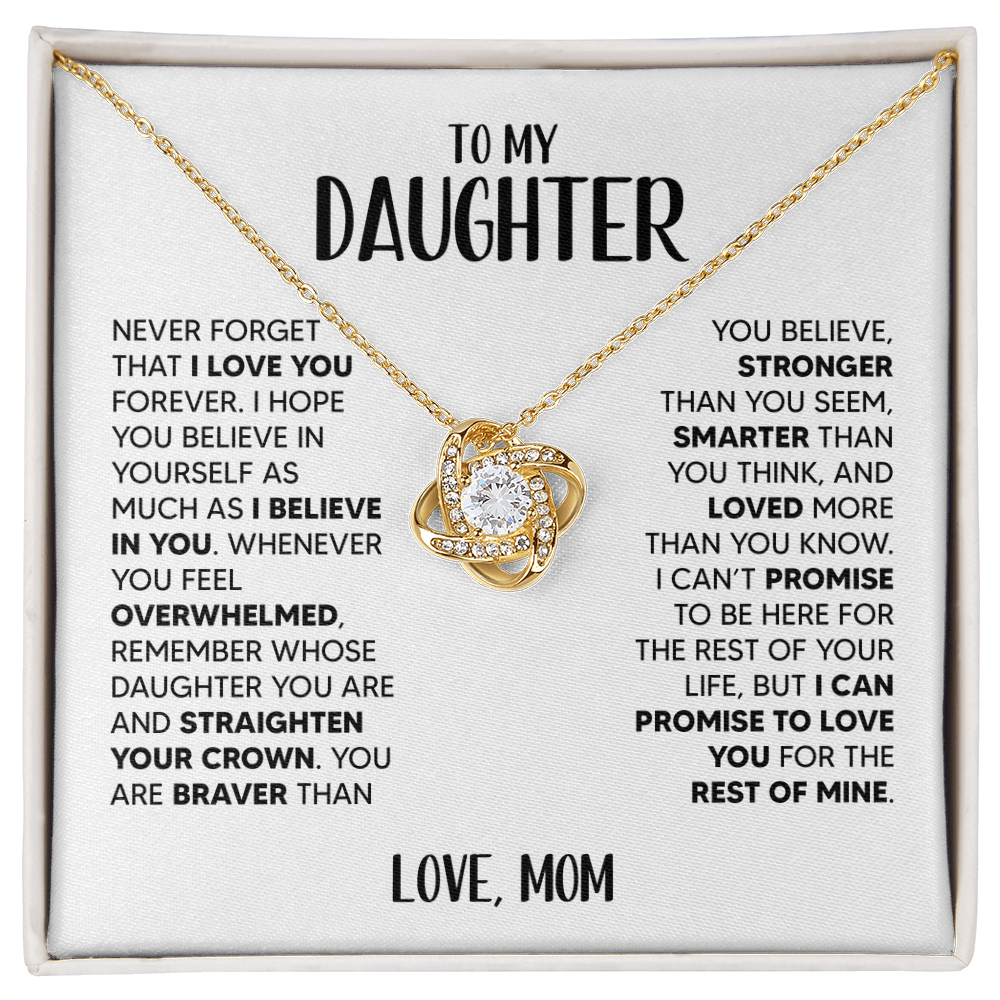 Amity Knot Necklace - Daughter I Believe In You - M