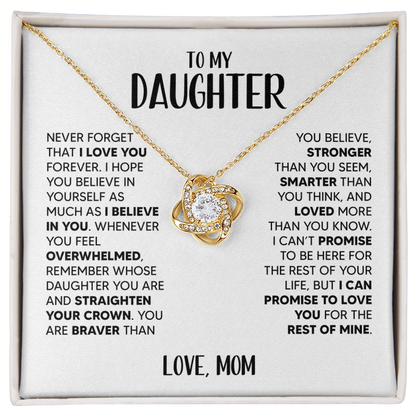 Amity Knot Necklace - Daughter I Believe In You - M