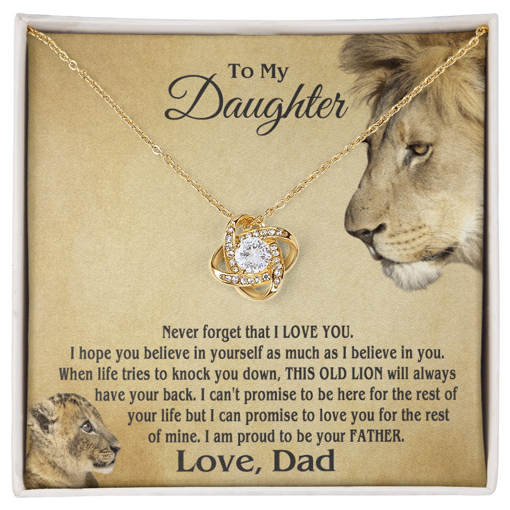 Amity Knot Necklace - Daughter Proud Father