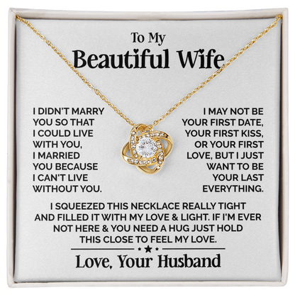 Amity Knot Necklace - Beautiful Wife