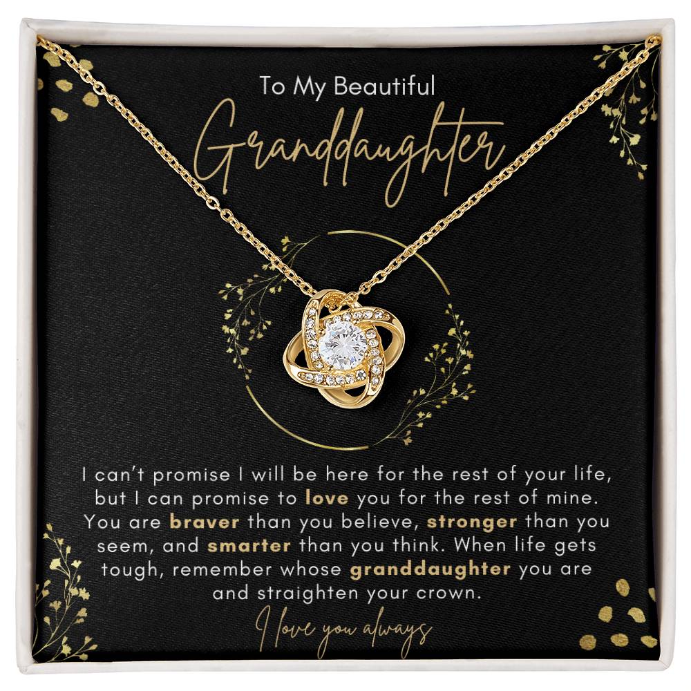 Amity Knot Necklace - To My Beautiful Granddaughter