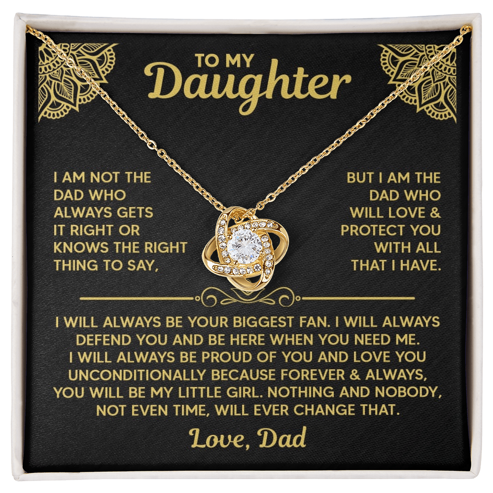 Amity Knot Necklace - Daughter Your Biggest Fan