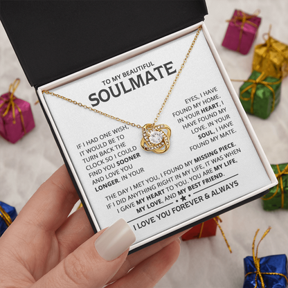 Amity Knot Necklace - Soulmate My Best Friend