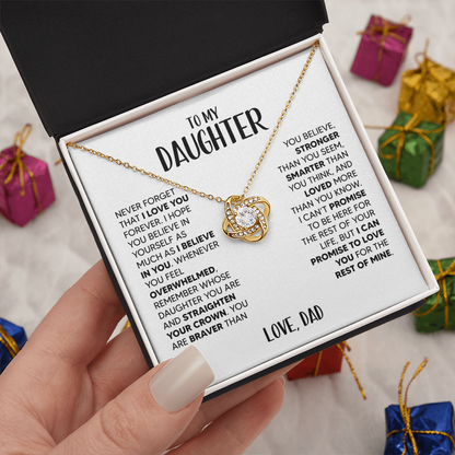 Amity Knot Necklace - Daughter I Believe In You - D