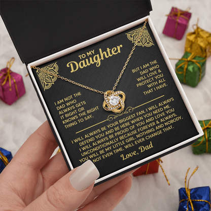 Amity Knot Necklace - Daughter Your Biggest Fan