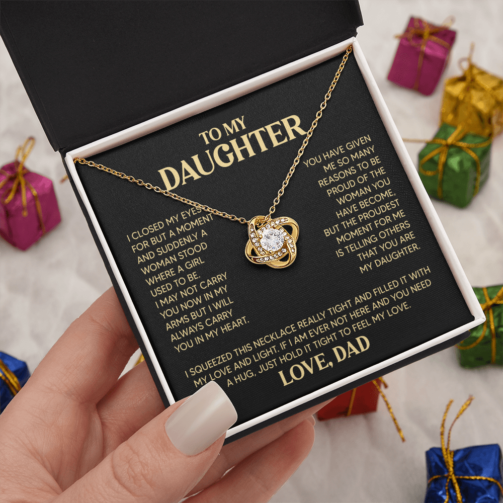 Amity Knot Necklace - Daughter - Feel My Love