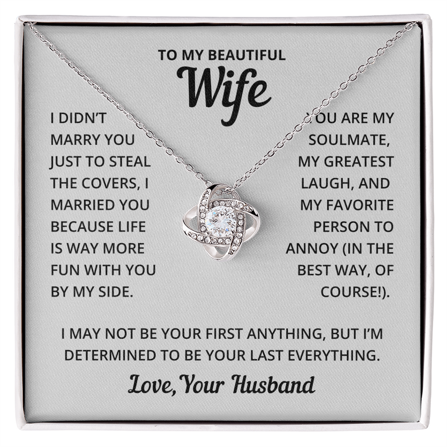 Amity Knot Necklace - My Beautiful Wife