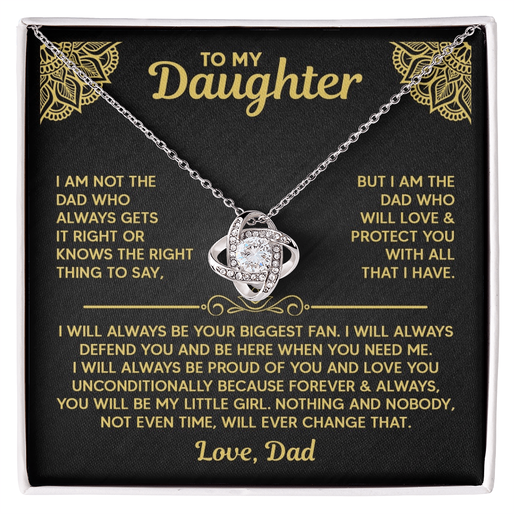 Amity Knot Necklace - Daughter Your Biggest Fan