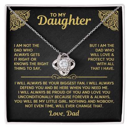 Amity Knot Necklace - Daughter Your Biggest Fan