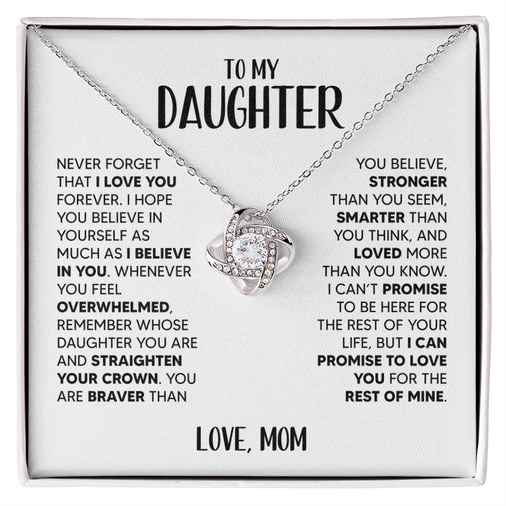 Amity Knot Necklace - Daughter I Believe In You - M