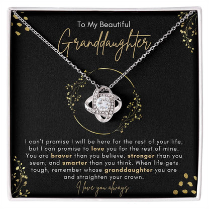 Amity Knot Necklace - To My Beautiful Granddaughter