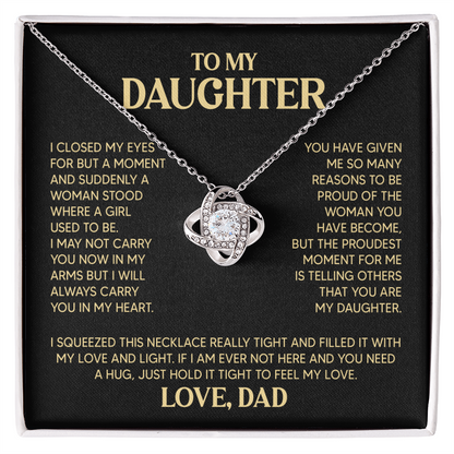 Amity Knot Necklace - Daughter - Feel My Love