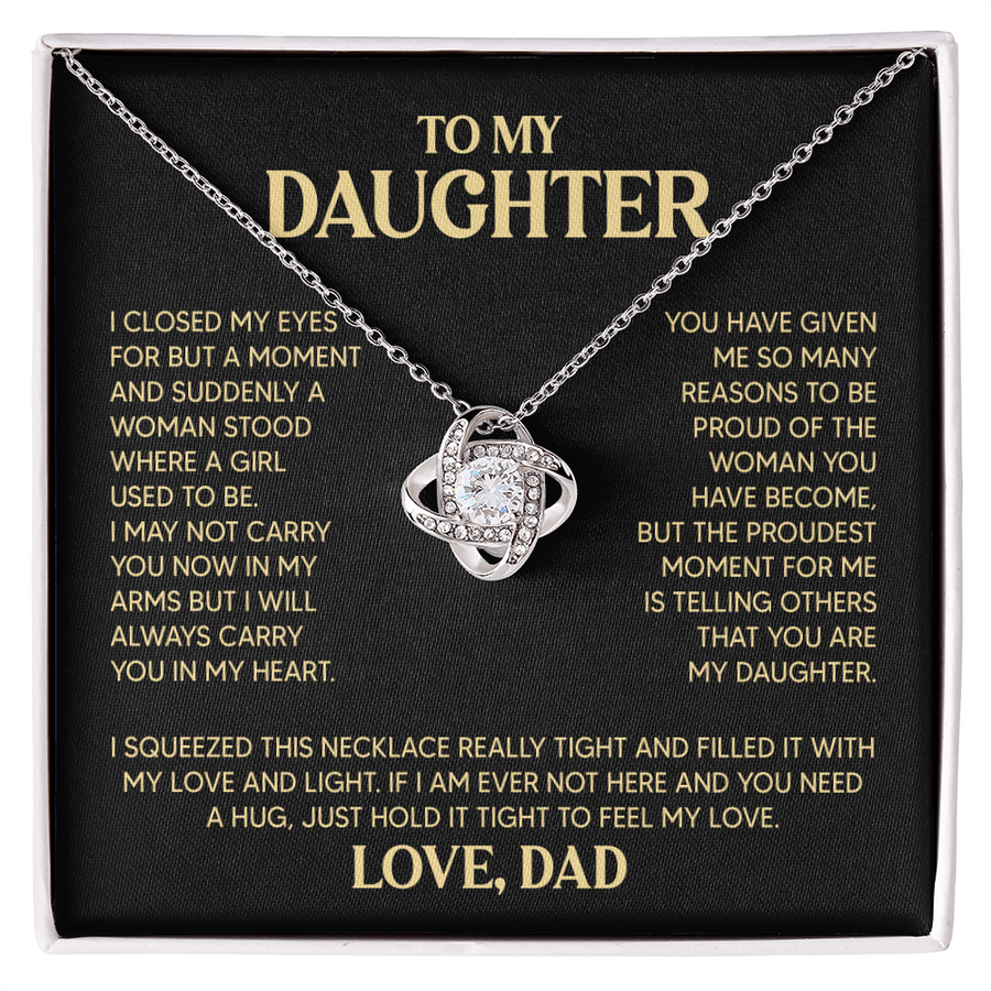 Amity Knot Necklace - Daughter - Feel My Love