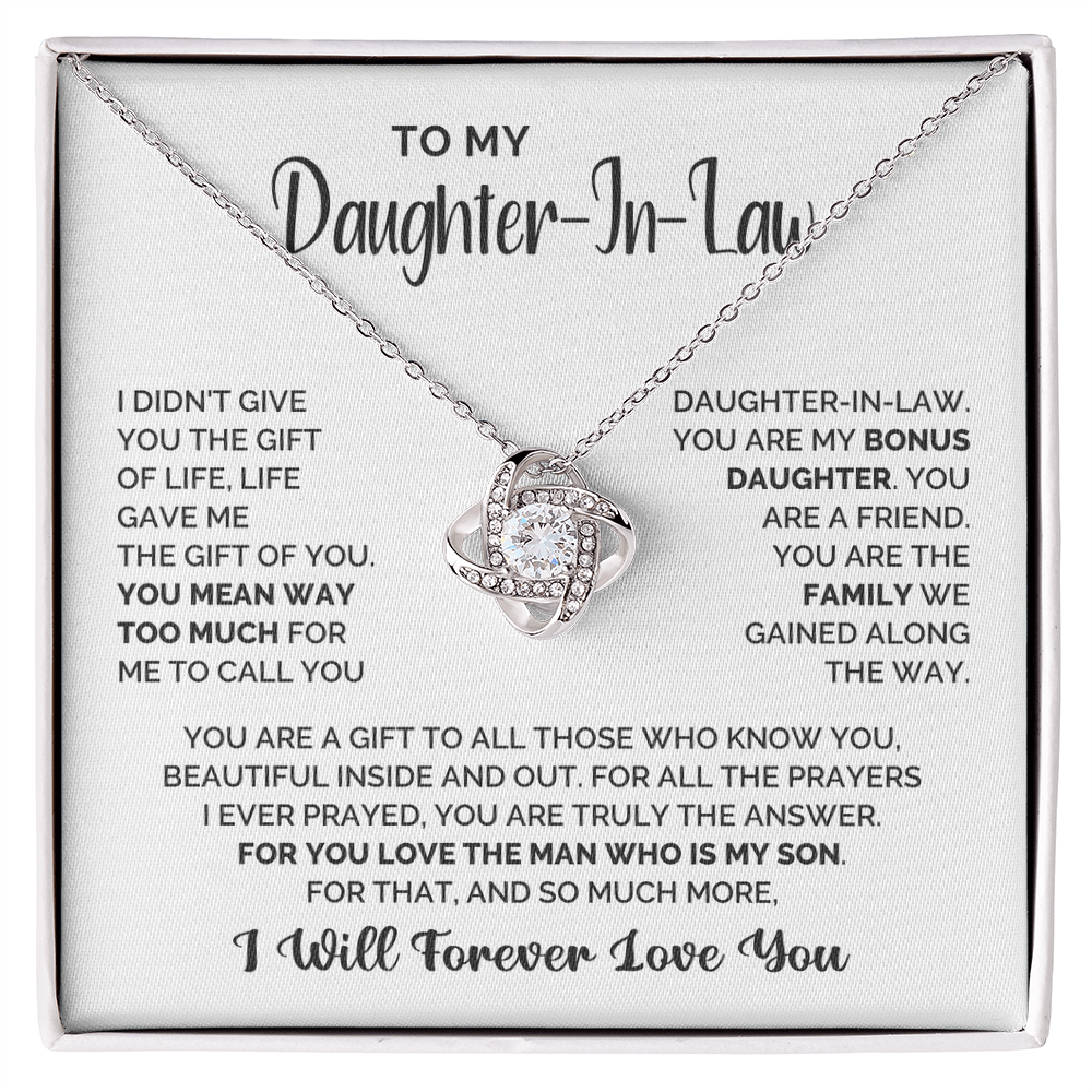 Amity Knot Necklace - Daughter In Law