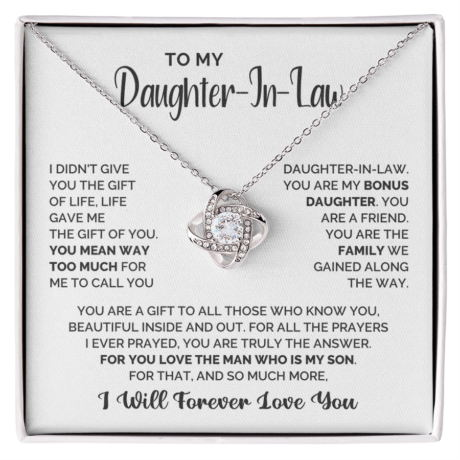 Amity Knot Necklace - Daughter In Law