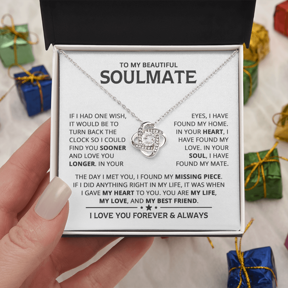 Amity Knot Necklace - Soulmate My Best Friend