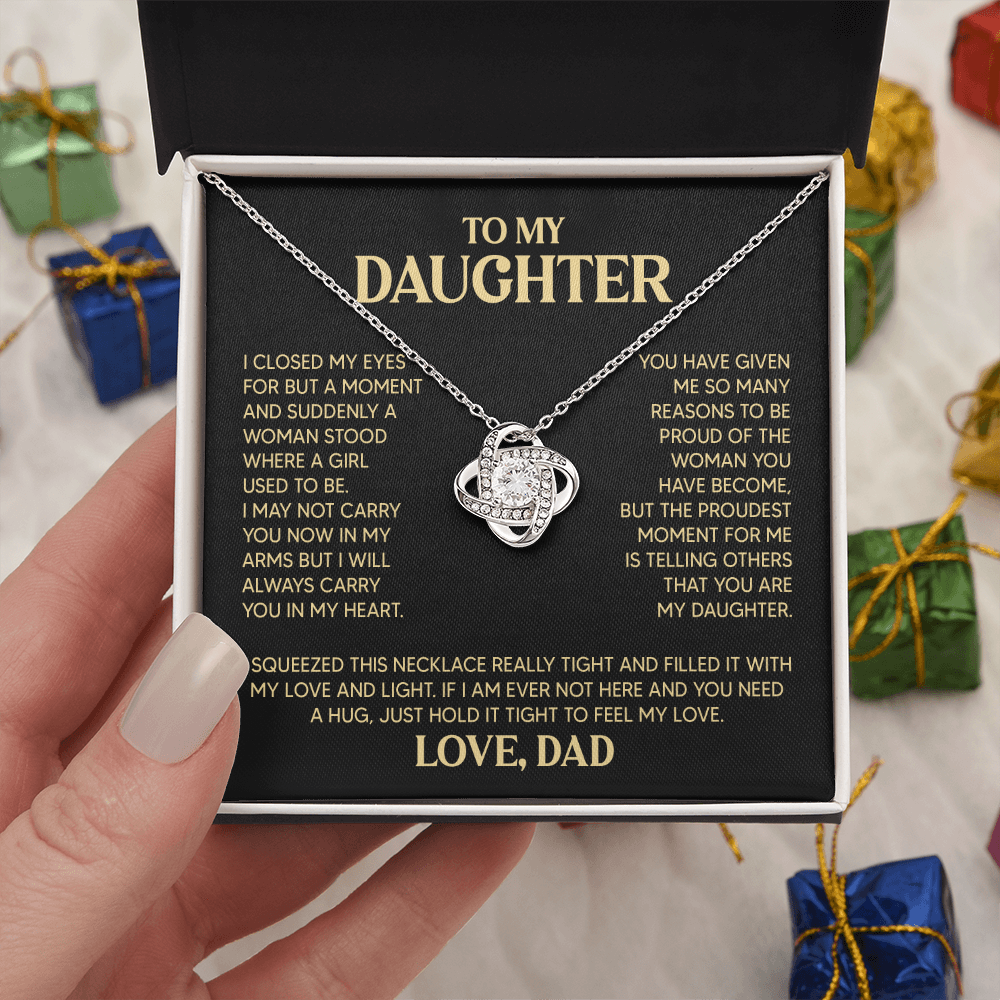 Amity Knot Necklace - Daughter - Feel My Love