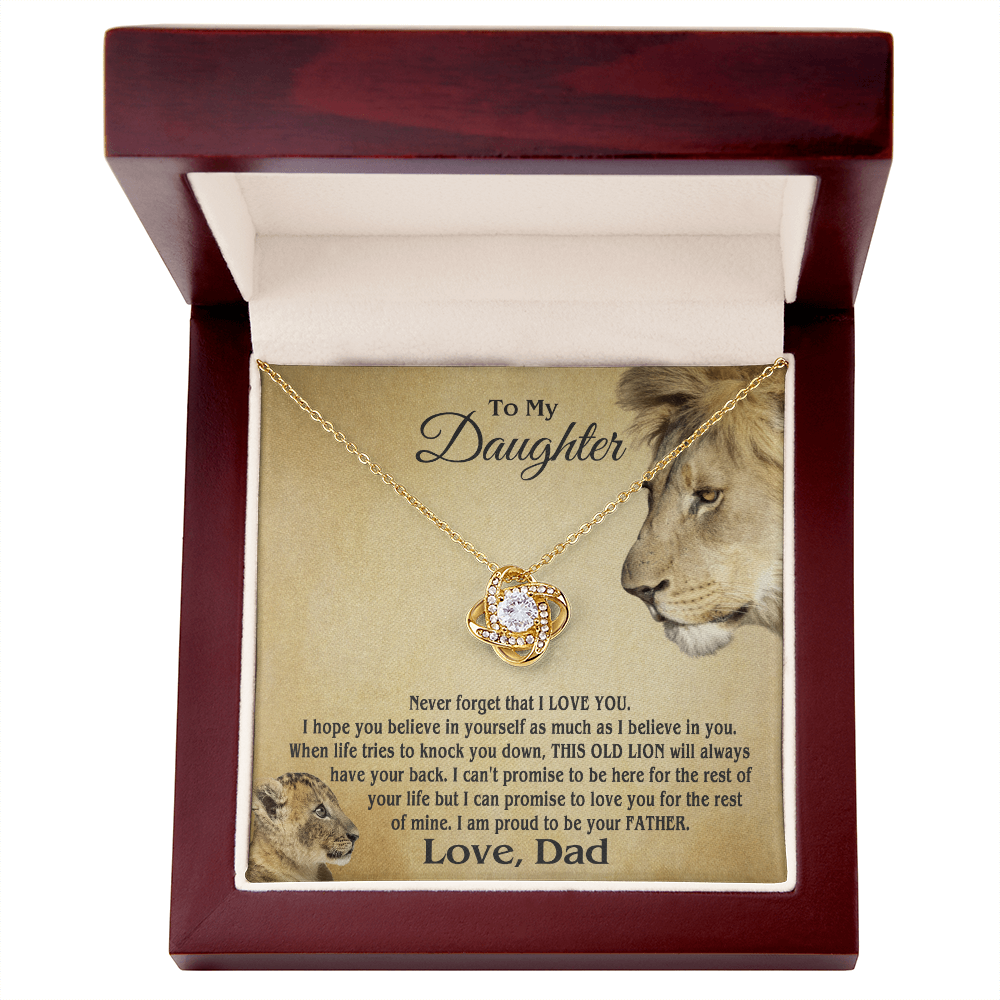 Amity Knot Necklace - Daughter Proud Father