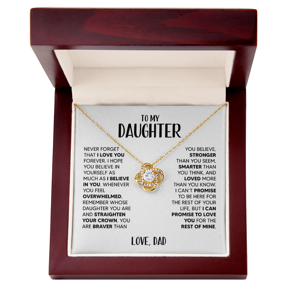 Amity Knot Necklace - Daughter I Believe In You - D