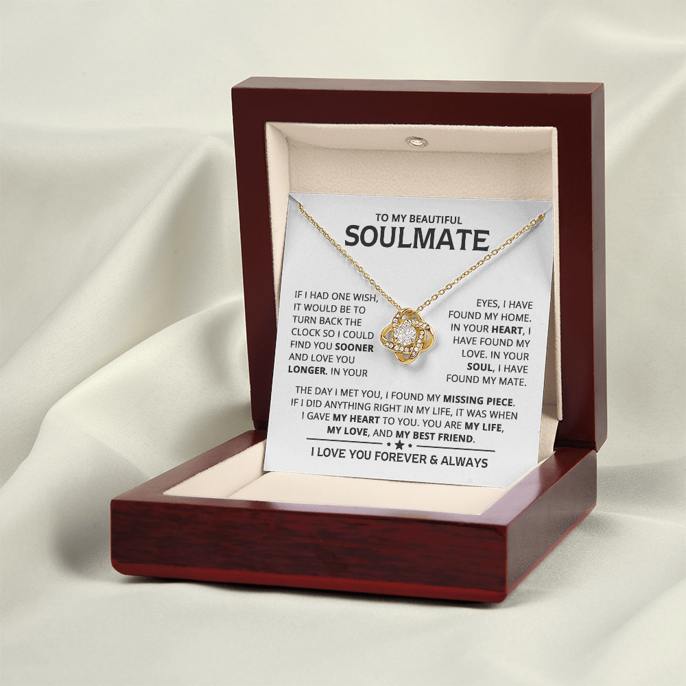 Amity Knot Necklace - Soulmate My Best Friend