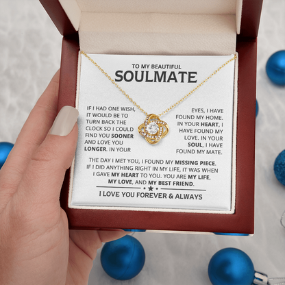 Amity Knot Necklace - Soulmate My Best Friend