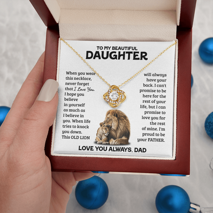 Amity Knot Necklace - Daughter Always Have Your Back