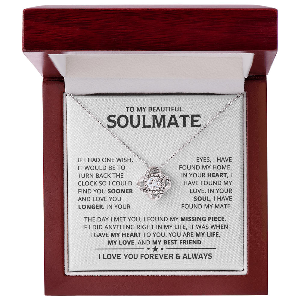 Amity Knot Necklace - Soulmate My Best Friend