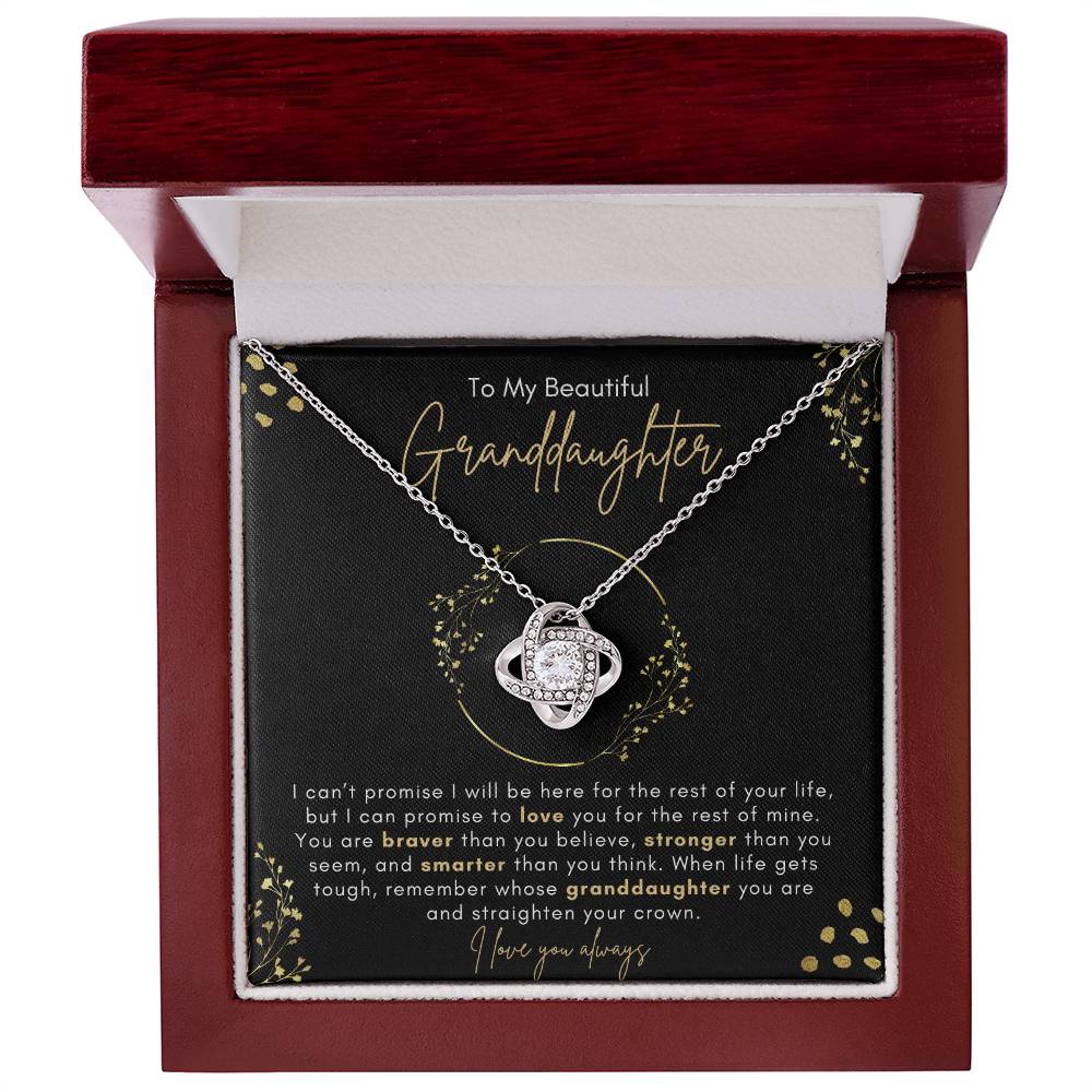 Amity Knot Necklace - To My Beautiful Granddaughter