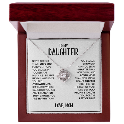 Amity Knot Necklace - Daughter I Believe In You - M