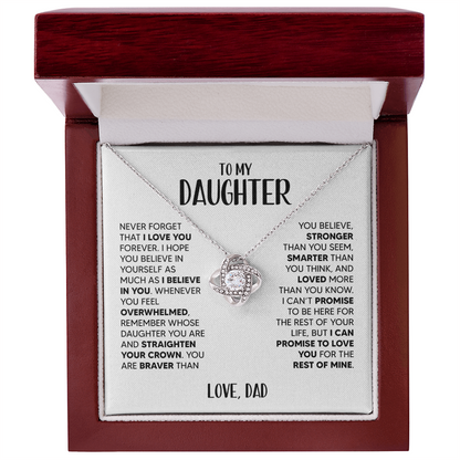 Amity Knot Necklace - Daughter I Believe In You - D
